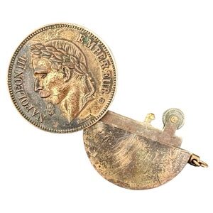 Antique Napoleon III - Lighter made from a 5 Francs piece